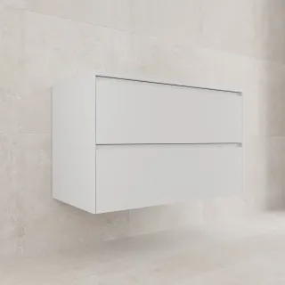 Тумба под раковину подвесная Style Line Лима ЛС-00002464 90 см белый матовый